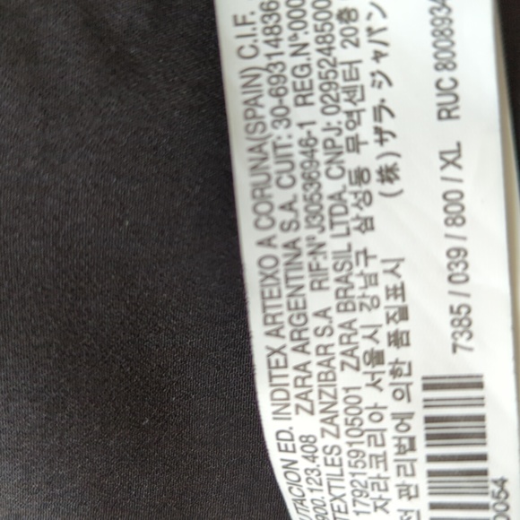 ZARA Linen Blend Crop Top - Picture 13 of 16